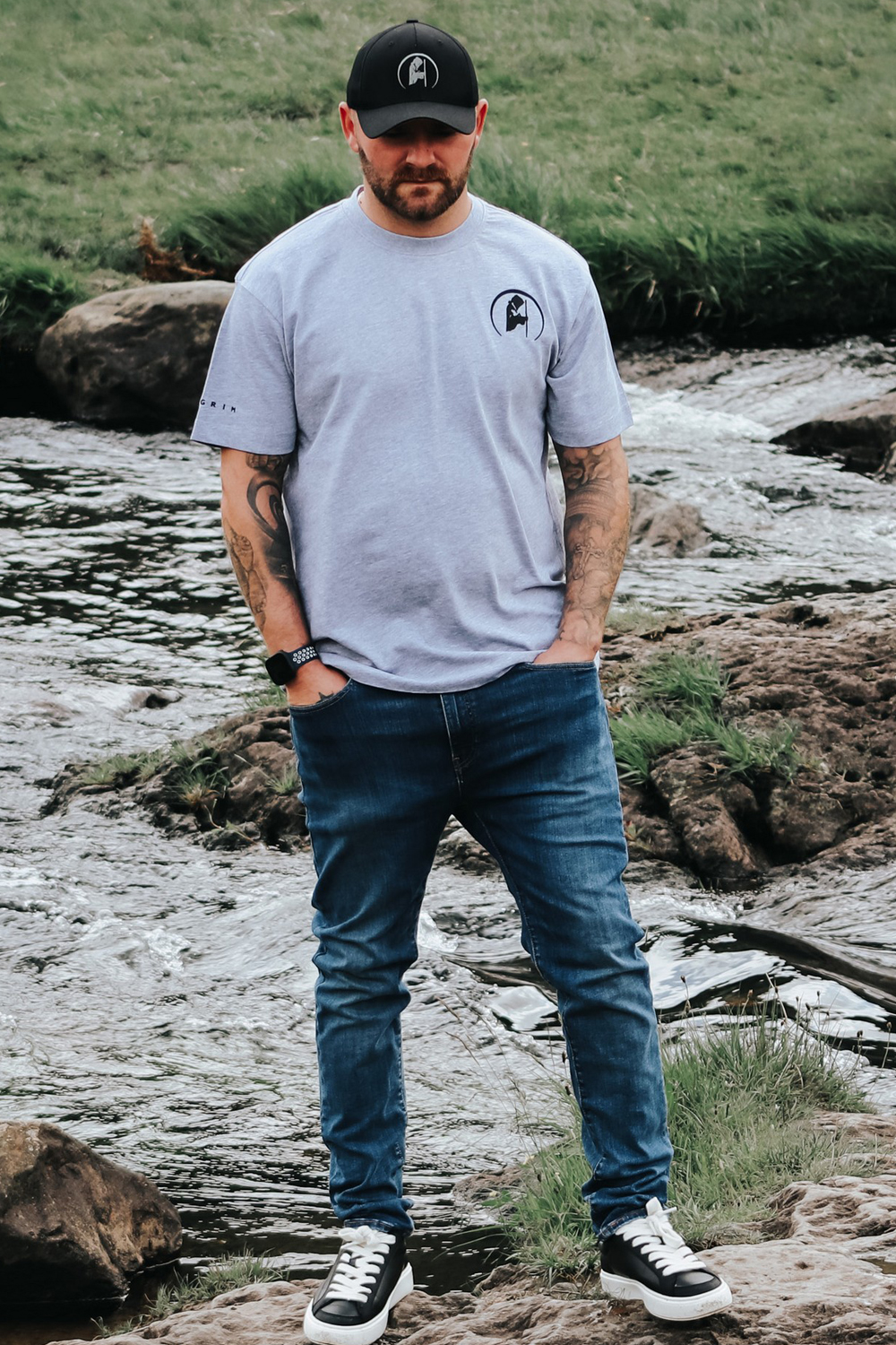 Calibre T-Shirt - Grey Marl
